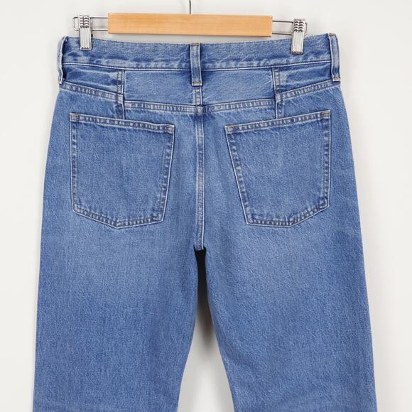 J.Crew Mid Rise Relaxed Straight Jean with Suede Stripe Size 27 NWT - Picture 8 of 9